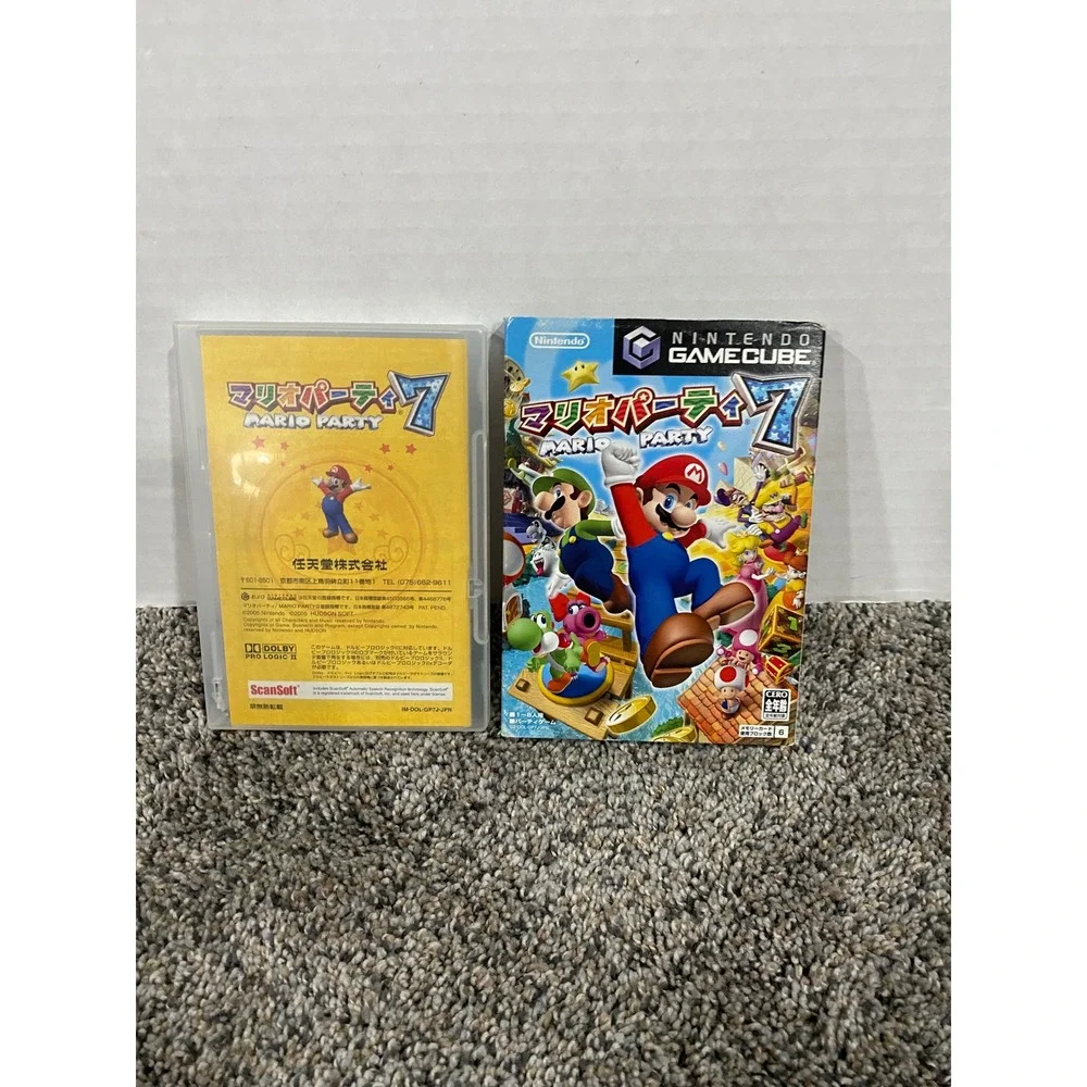 Nintendo Mario Party 7 Video Game Japanese Import Good Condition GameCube NTSC-J
